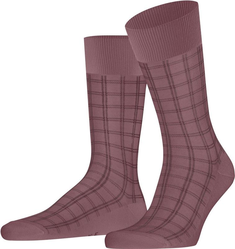 FALKE Modern Tailor - Werksokken - Roze - Biologisch Katoen - 1 Paar