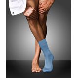 FALKE - Heren No. 6 - Sokken - Blauw - 1 paar - Wol en Zijde