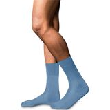 FALKE - Heren No. 6 - Sokken - Blauw - 1 paar - Wol en Zijde
