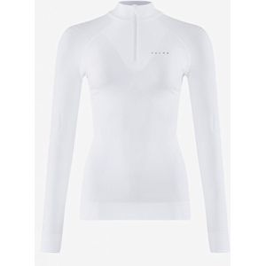 FALKE - Maximum Warm Zip Neck - Functioneel Shirt - Wit - Lange Mouwen