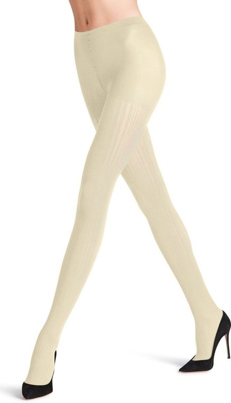 FALKE - Prime Rib - Panty - Wit - 60 DEN, Ondoorzichtig
