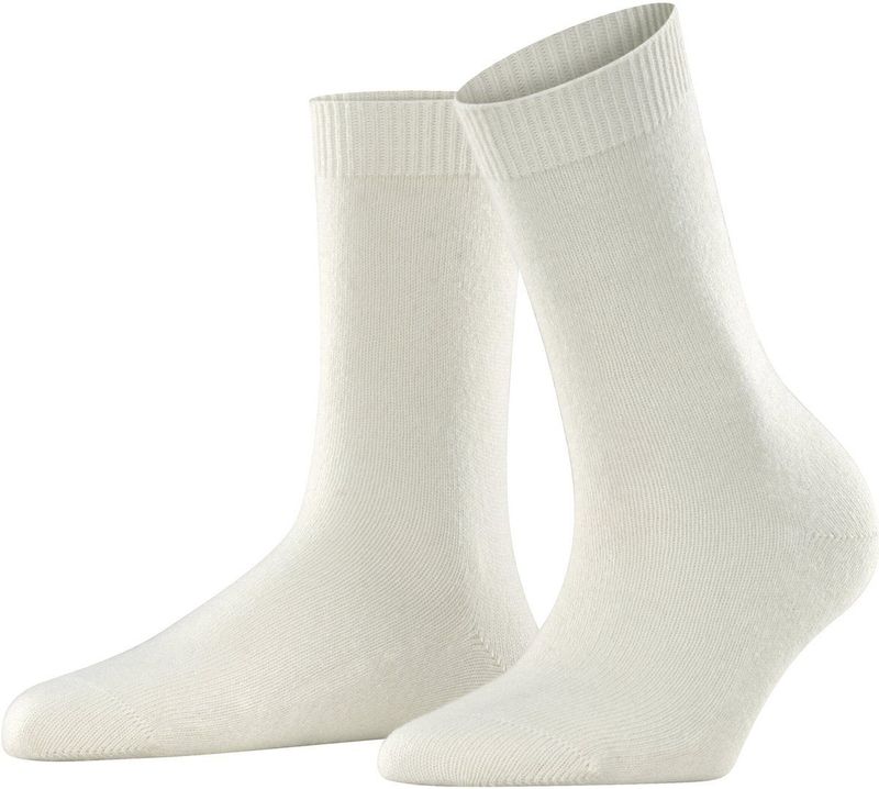 FALKE Cosy Wool Huissokken - Wit - Wol
