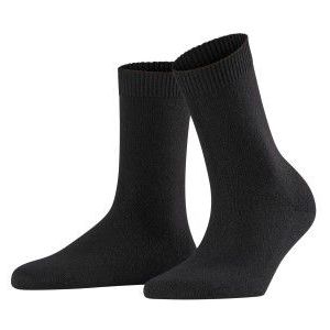 FALKE Cosy Wool warme dikke Wol sokken dames zwart - Maat 39-42