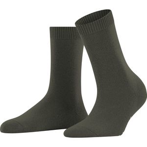 FALKE Cosy Wool warme dikke Wol sokken dames groen - Maat 35-38