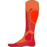 FALKE SK2 Skisokken anti blaren, medium padding merinowol wintersportsokken heren oranje - Maat 39-41