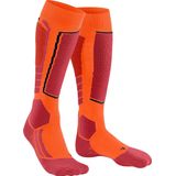 FALKE SK2 Skisokken anti blaren, medium padding merinowol wintersportsokken heren oranje - Maat 39-41