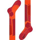 FALKE SK2 Skisokken anti blaren, medium padding merinowol wintersportsokken heren oranje - Maat 39-41