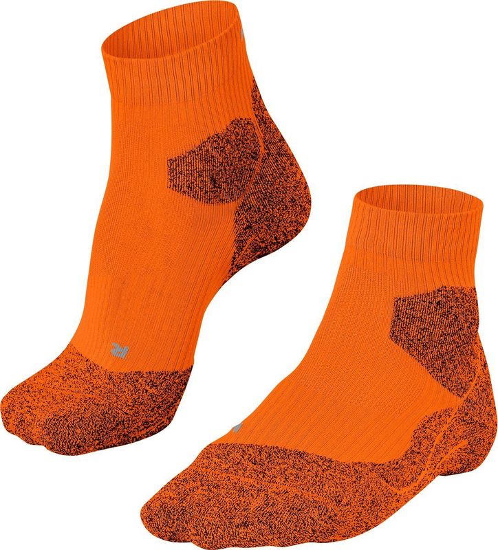 FALKE RU Trail Hardloopsokken - Oranje - Functioneel Garen - Lichte Padding