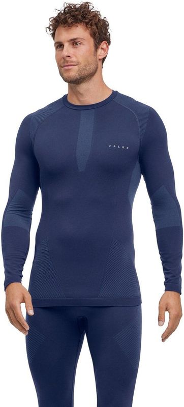 FALKE Warm Longsleeved Shirt warmend anti zweet functioneel ondergoed sportshirt heren blauw