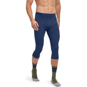 FALKE - Heren Basic Broek 3/4 - Sneldrogend - Functioneel Materiaal - Blauw