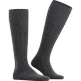 Falke - Kniekousen - Zwart - Kasjmier Merinowol