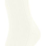 FALKE Lhasa Rib Kniekousen - Wit - Wol Kasjmier