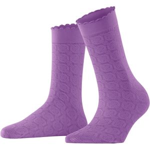 FALKE - Hoarding Honey - Damessokken - Paars Roze - 50 Den, Patroon, 1 Paar