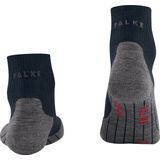 FALKE TK5 Short Wandelsokken - Blauw - Merinowol - Lichte Padding
