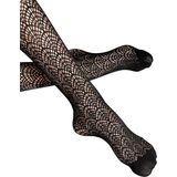 Fijne Panty - Transparant - Allover-Patroon - Naadloze Technologie