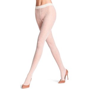 FALKE - Shell Fragments - Panty - Wit - Gedessineerd Materiaal - 20 DEN