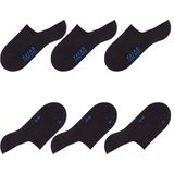 FALKE Cool Kick Bundle 3-Pack anatomische pluche zool functioneel garen footies unisex grijs - Maat 37-38