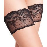 FALKE - Invisible Deluxe - Stay Up Kousen - Zwart - Ultra Transparent 8 DEN