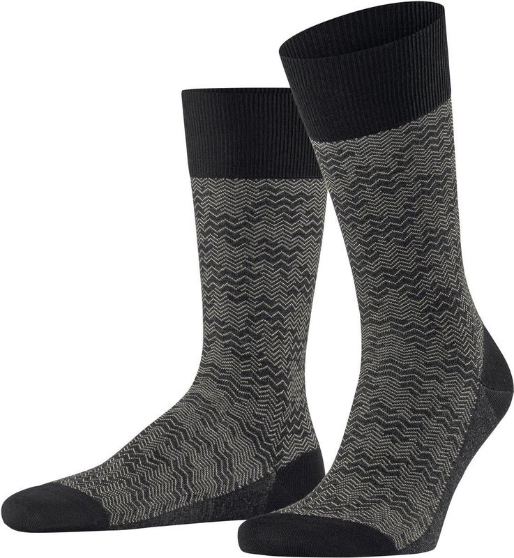 FALKE Airport - Halflange Sokken - Multicolor - Merinowol en Katoen