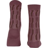 FALKE - Tress Lock - Gedessineerd Wol Kasjmier Sokken - Rood
