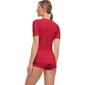 FALKE Warm T-shirt - Rood - Sneldrogend - Functioneel - Dames
