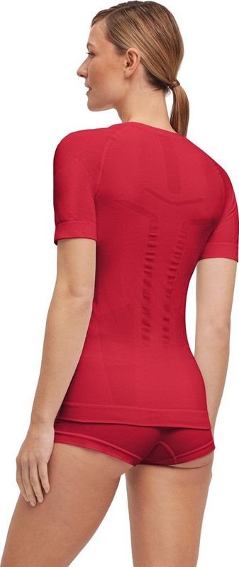 FALKE Warm T-shirt - Rood - Sneldrogend - Functioneel - Dames