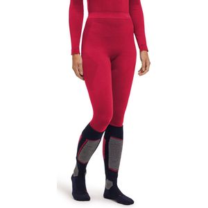FALKE - Warm Long W - Thermo-onderbroek - Rood - Sneldrogend, Gerecycled Materiaal