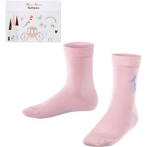 FALKE - FALKE x Meri Meri - Gedessineerde Katoenen Sokken - Roze - Huidvriendelijk Katoen
