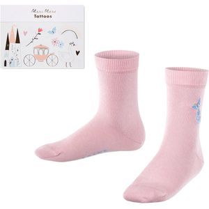FALKE FALKE x Meri Meri Gedessineerd Katoen Sokken Kinderen Roze