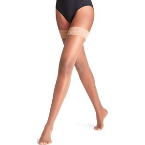 Falke - 12 Den Stay-Ups - Transparant - Silicone