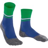 FALKE RU4 Cool Hardloopsokken anti blaren, medium padding functioneel garen sportsokken heren blauw