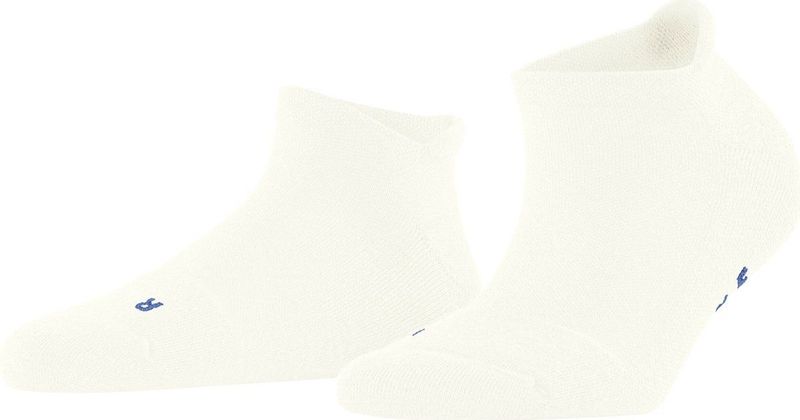 FALKE Keep Warm anatomische pluche zool merinowol sneakersokken dames wit