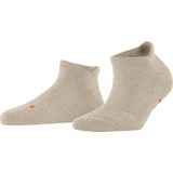 FALKE Keep Warm anatomische pluche zool merinowol sneakersokken dames beige