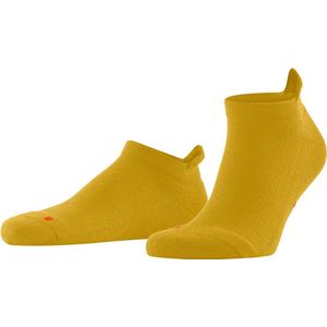 FALKE Cool Kick kort eenkleurig functioneel materiaal sneakersokken enkelsokken unisex geel - maat 37-38