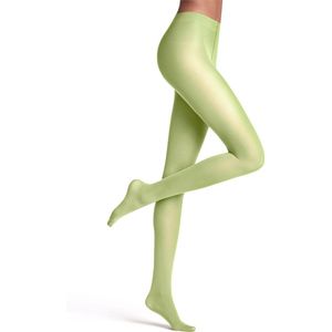 FALKE Dames Panty Matt Deluxe 30 DEN W Ti sheer eenkleurig 1 paar, Groen Lemon 7498, M-L