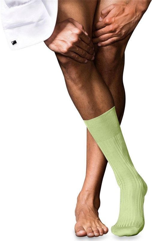 FALKE - Heren Sokken - Groen Lemon - Katoen - 1 Paar