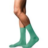 FALKE - No. 9 - Sokken - Groen - Hoogwaardig Zijdeachtige Glans Katoen