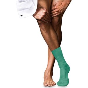FALKE - No. 13 Finest Piuma Cotton - Sokken - Groen - Hoogwaardig Katoen