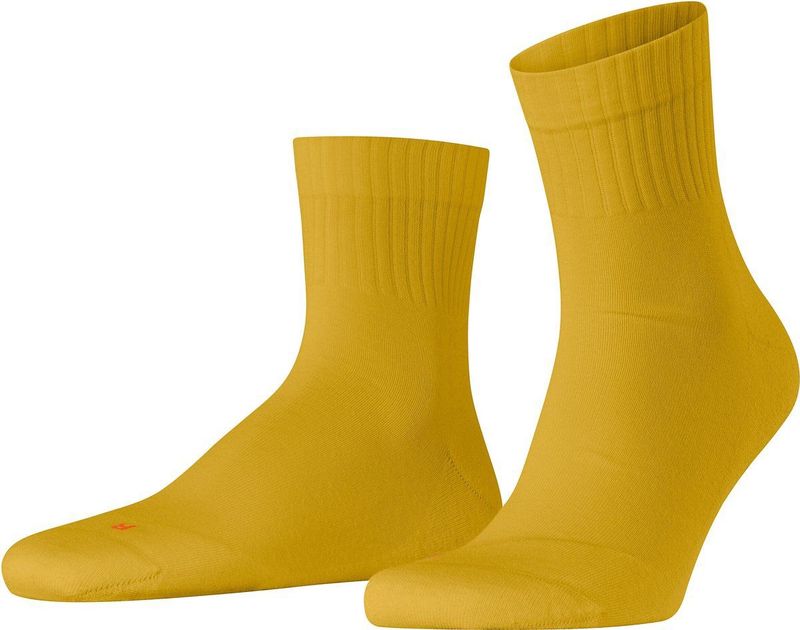 FALKE - Run U Sso - Sokken - Geel Mimosa - 1 Paar - Functioneel Materiaal