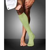 FALKE - No. 9 - Kniekousen - Groen - Hoogwaardig Zijdeachtige Glans Katoen