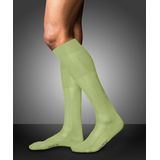 FALKE - No. 9 - Kniekousen - Groen - Hoogwaardig Zijdeachtige Glans Katoen