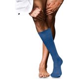 FALKE - Heren Kniekousen No. 13 - Blauw Deep Water - Katoen - 1 Paar