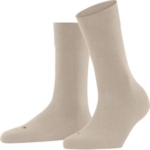 FALKE Sensitive London Dames Sokken - Diabetes Sokken - Katoenen Kousen - Beige