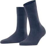FALKE - Sensitive London - Sokken - Blauw - Katoen, Comfort Tailleband