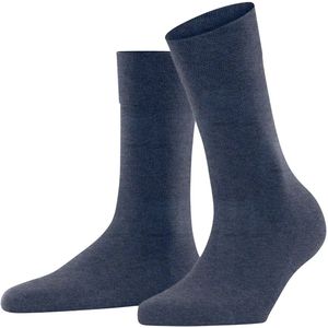 FALKE - Sensitive London - Sokken - Blauw - Katoen, Comfort Tailleband