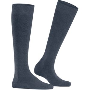 FALKE Family Kniekousen - Blauw - Katoen