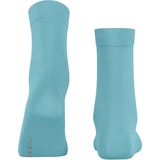 FALKE - Cotton Touch - Dames Sokken - Turkoois - 1 Paar - Maat 39-42