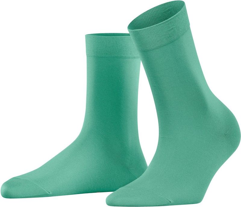 FALKE - Cotton Touch - Sokken - Groen - Maat 39-42