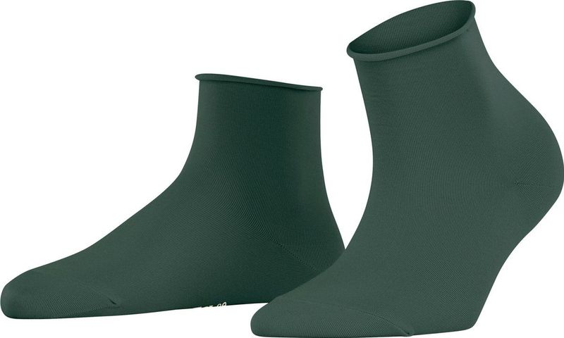 FALKE - Cotton Touch - Sokken - Groen - Katoen, Maat 39-42