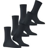 FALKE Cotton Touch Sokken - Grijs - Katoen - 3-Pack